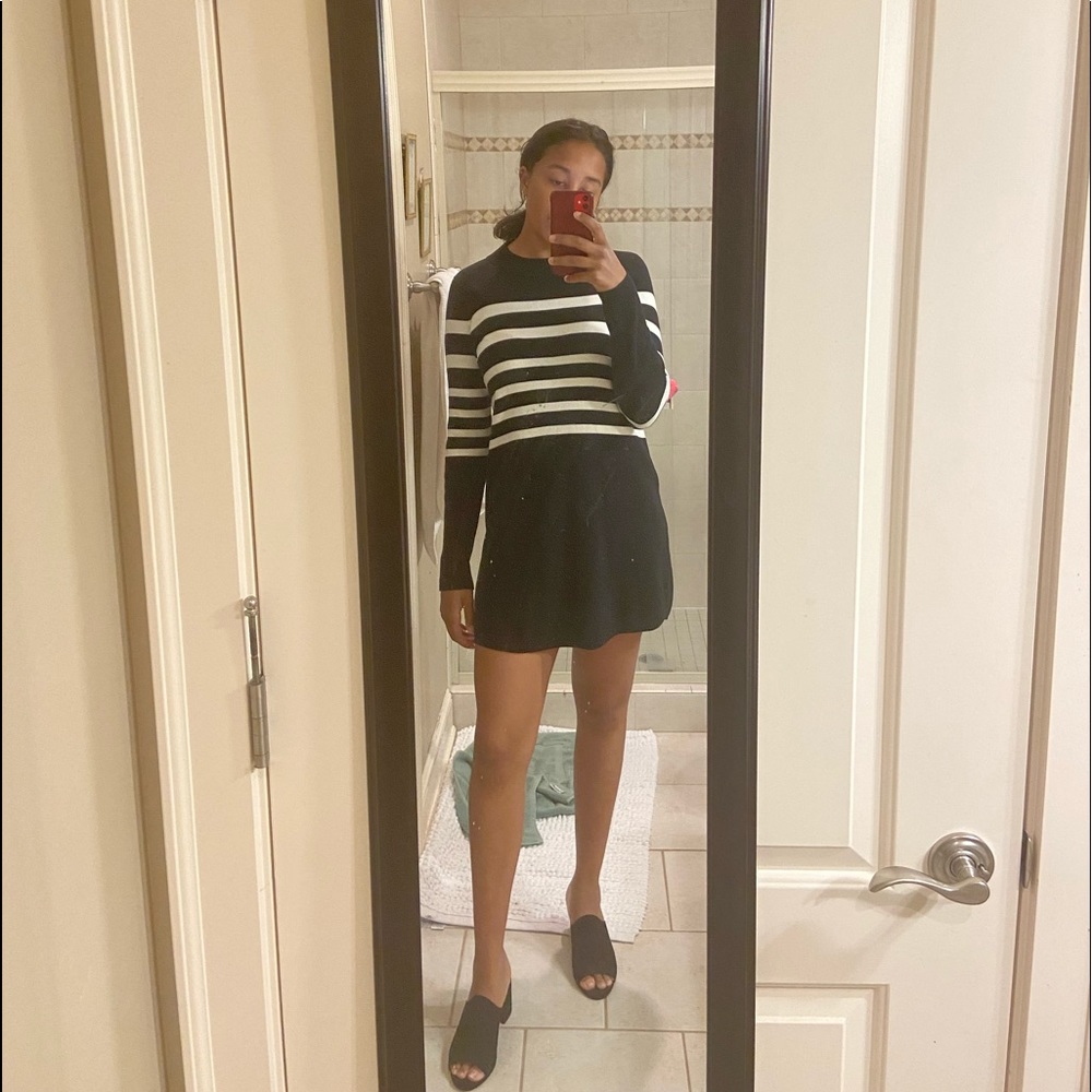 Free People - striped sweater dress